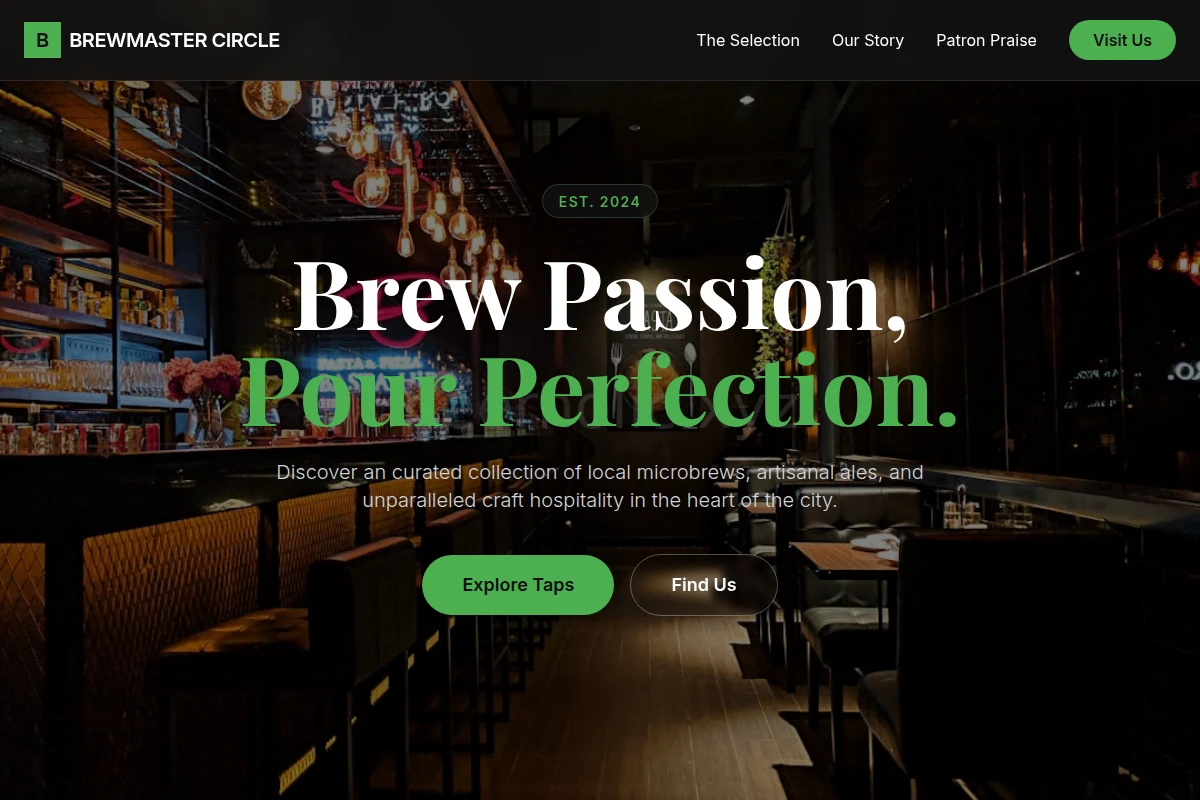 Tap Bar