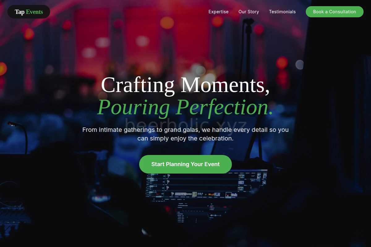 Tap Event Planning