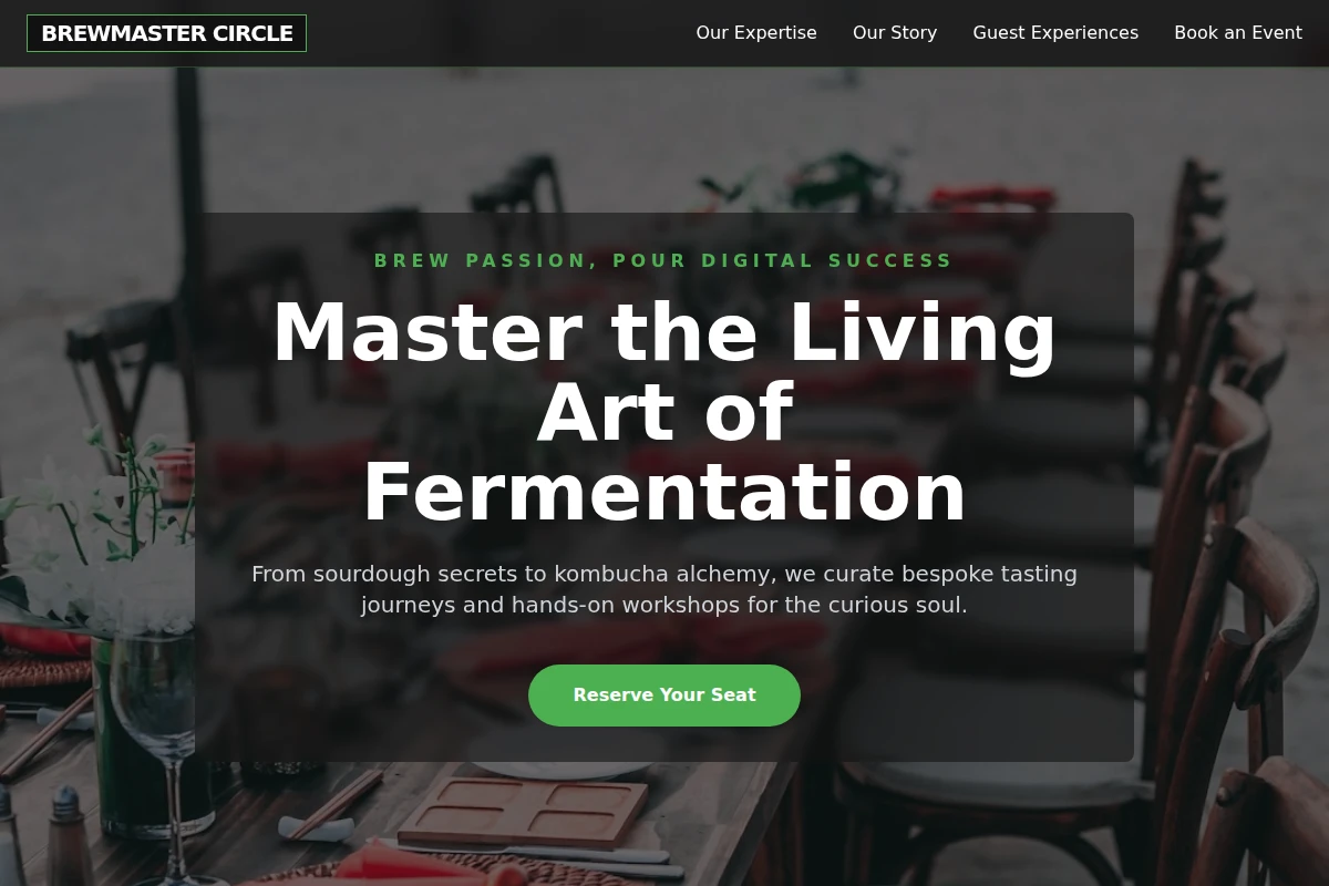 Fermentation Event Planning