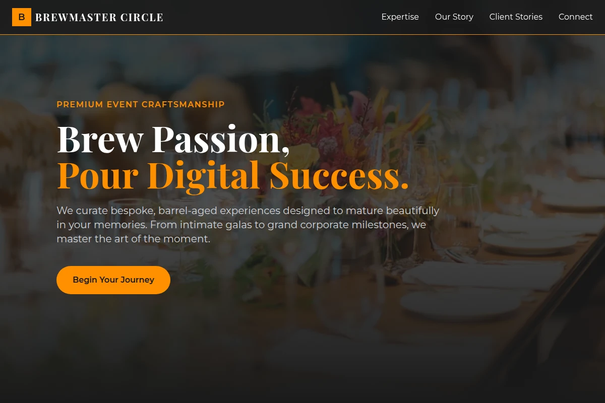 Barrel-Aged Event Planning