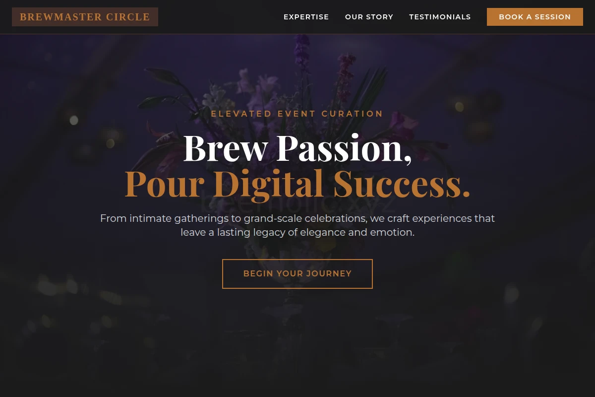 Brewmaster Event Planning
