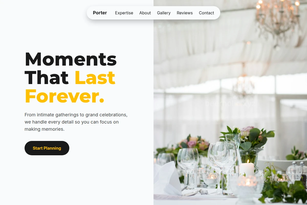 Porter Event Planning