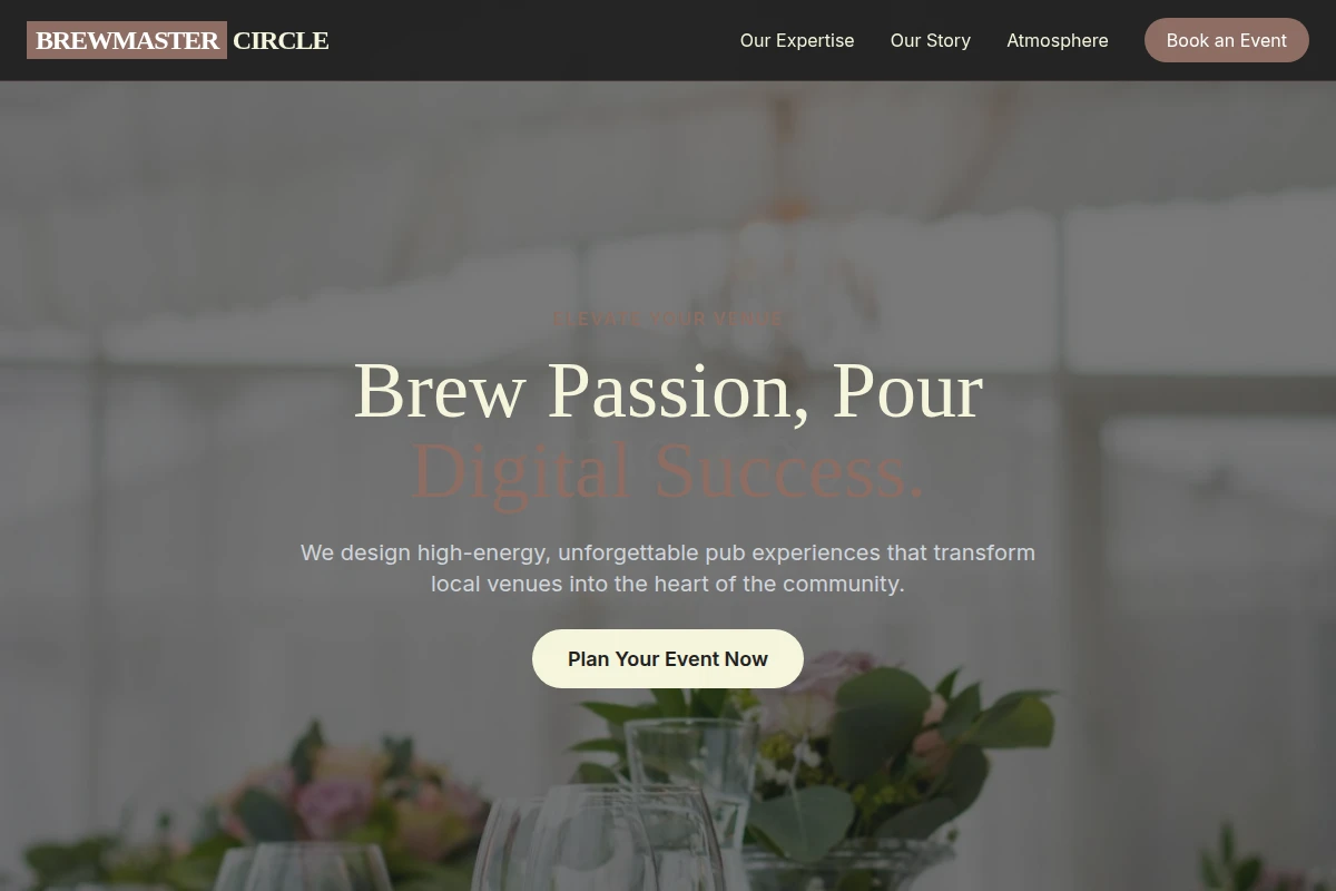 Pub Event Planning