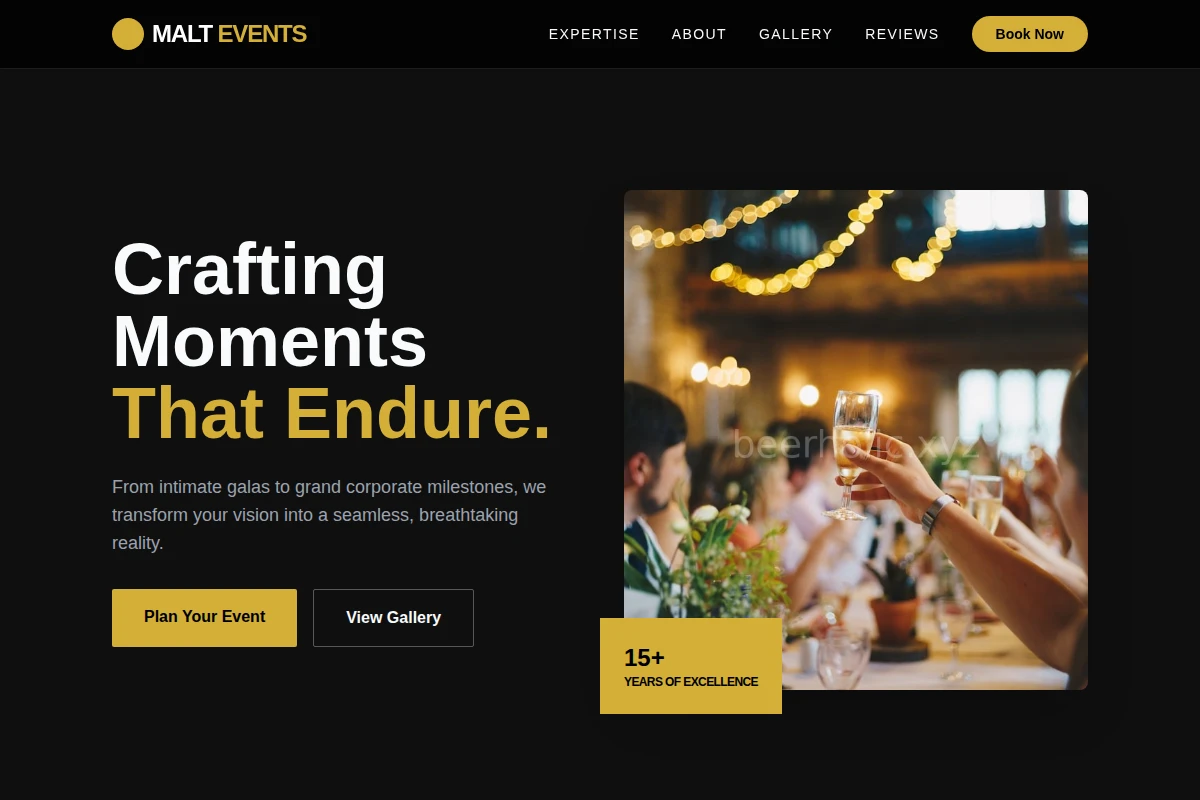 Malt Event Planning