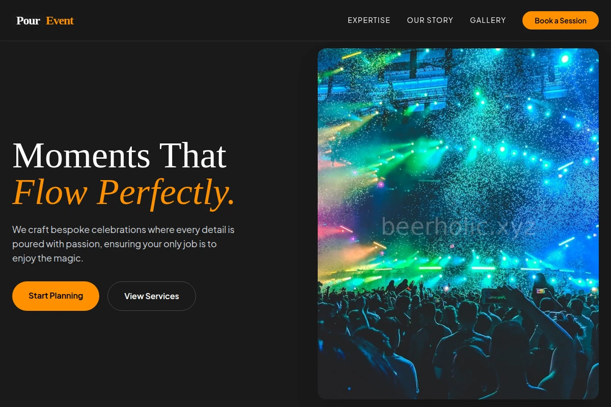 Pour Event Planning