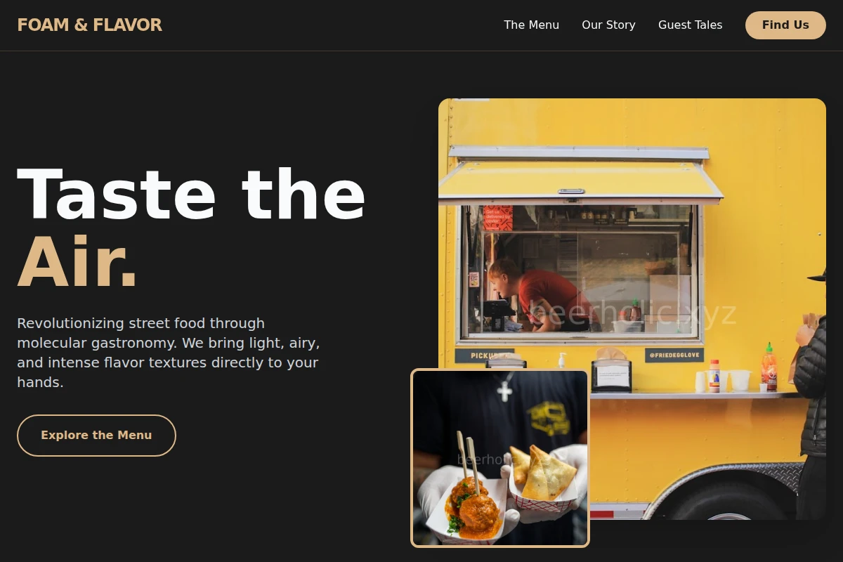Foam Food Truck