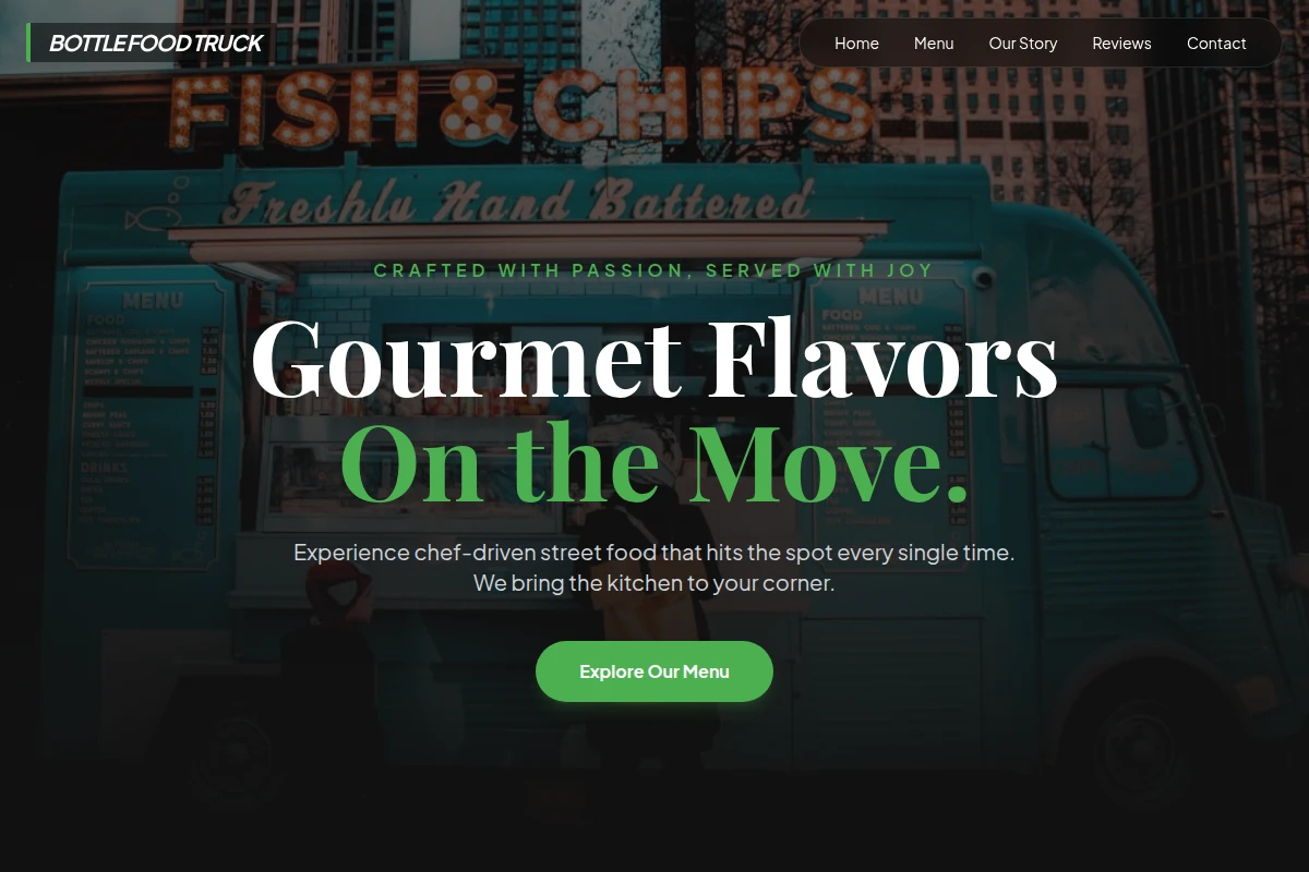 Bottle Food Truck