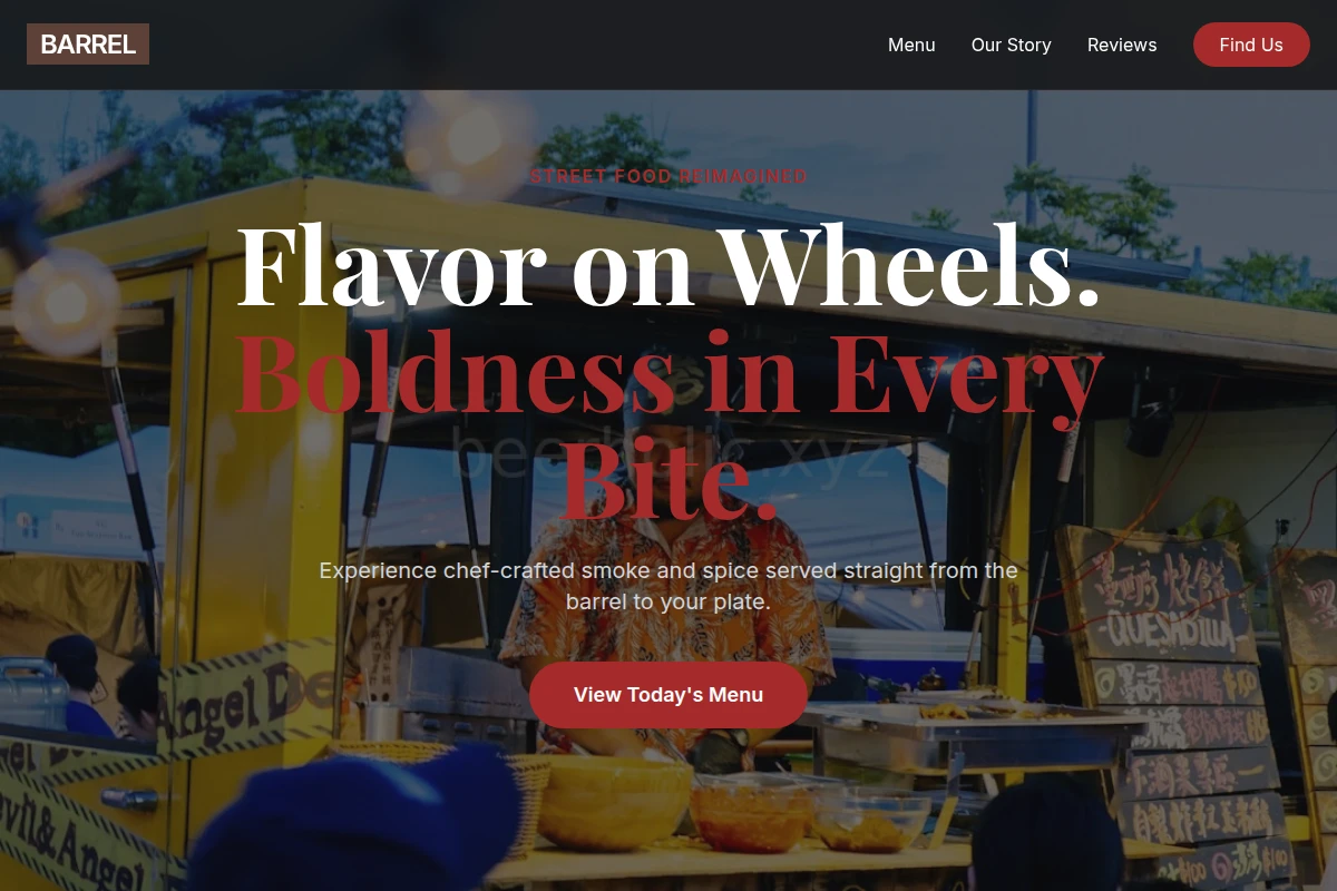 Barrel Food Truck