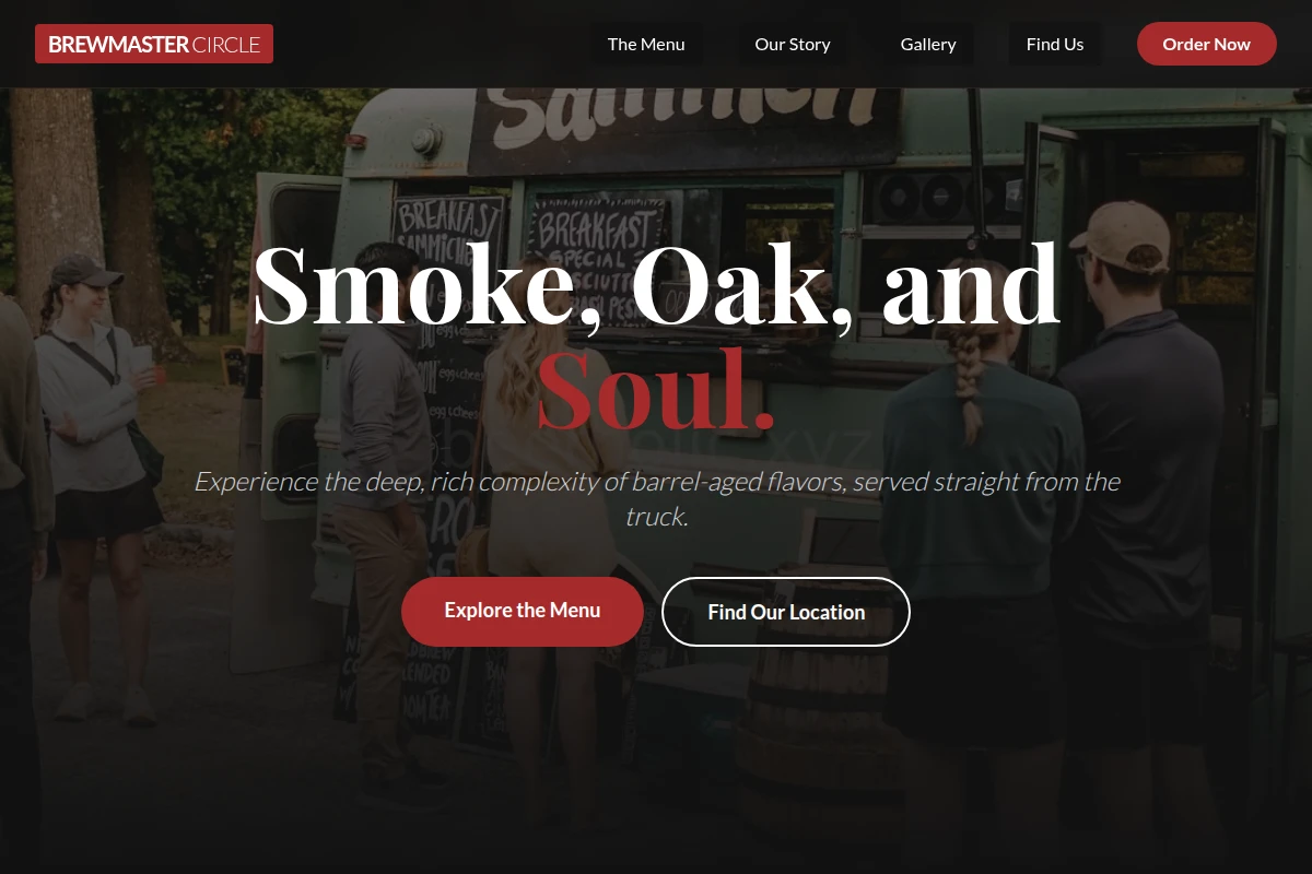 Barrel-Aged Food Truck