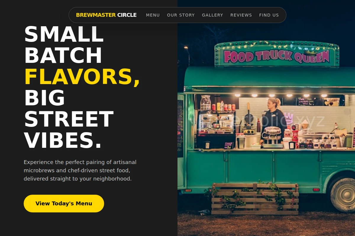 Microbrewery Food Truck