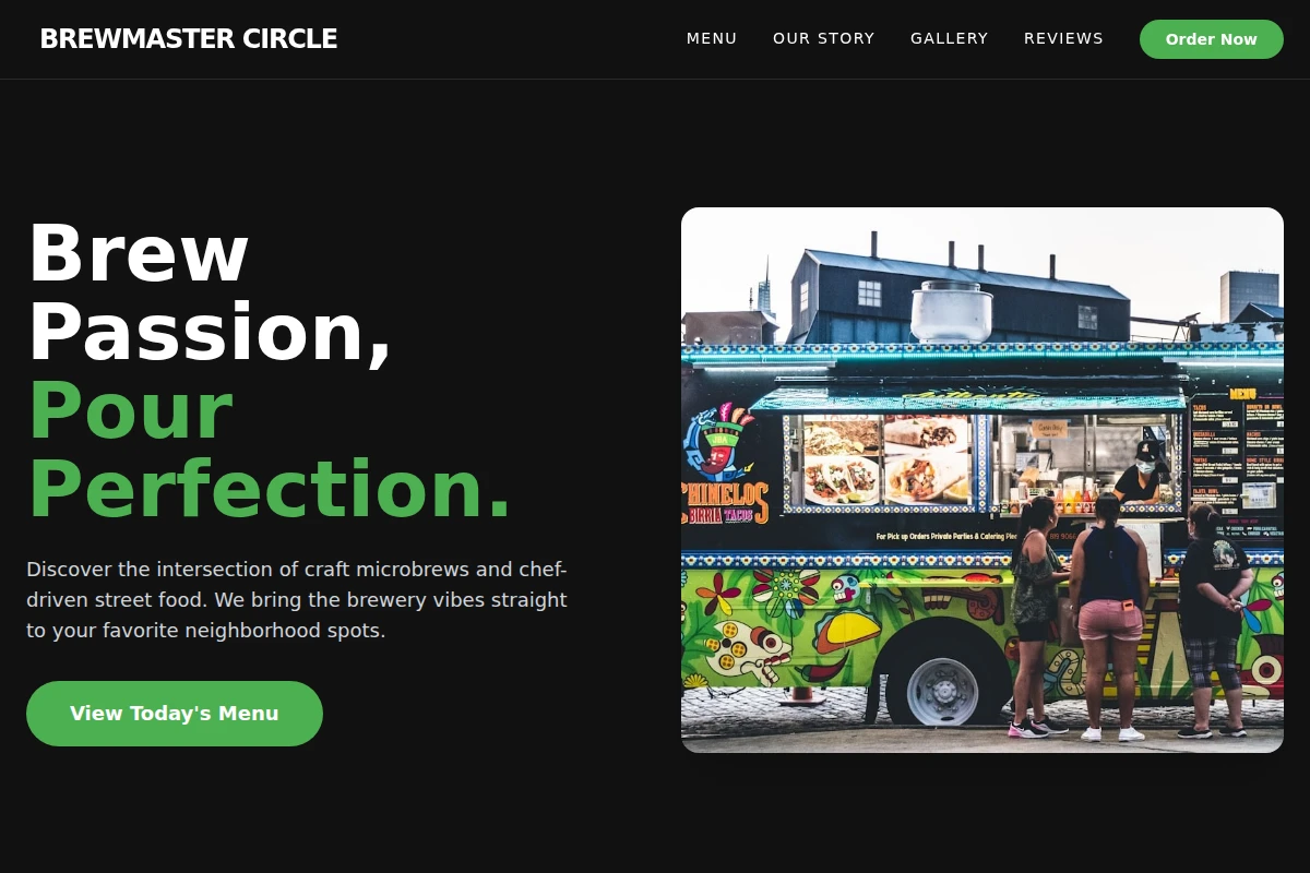 Microbrewery Food Truck