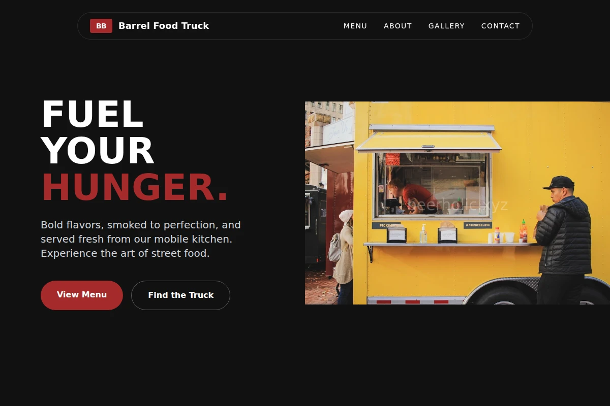 Barrel Food Truck